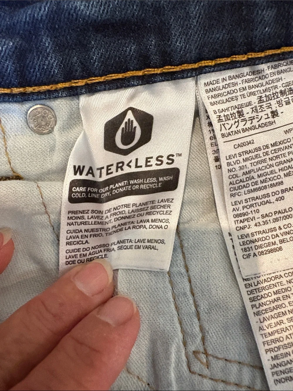 Levi's Men's 502 Blue Jeans. 34X32
